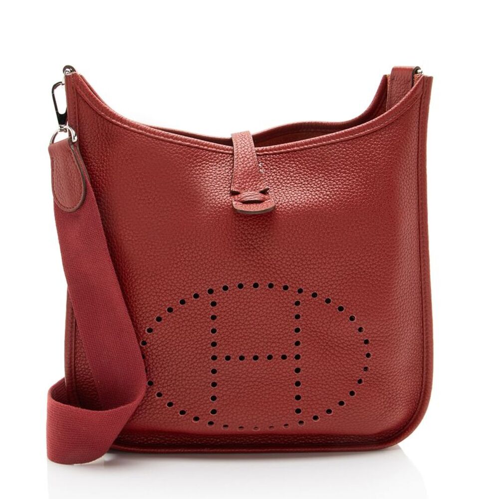 Hermes Taurillon Clemence Evelyne III PM Shoulder Bag